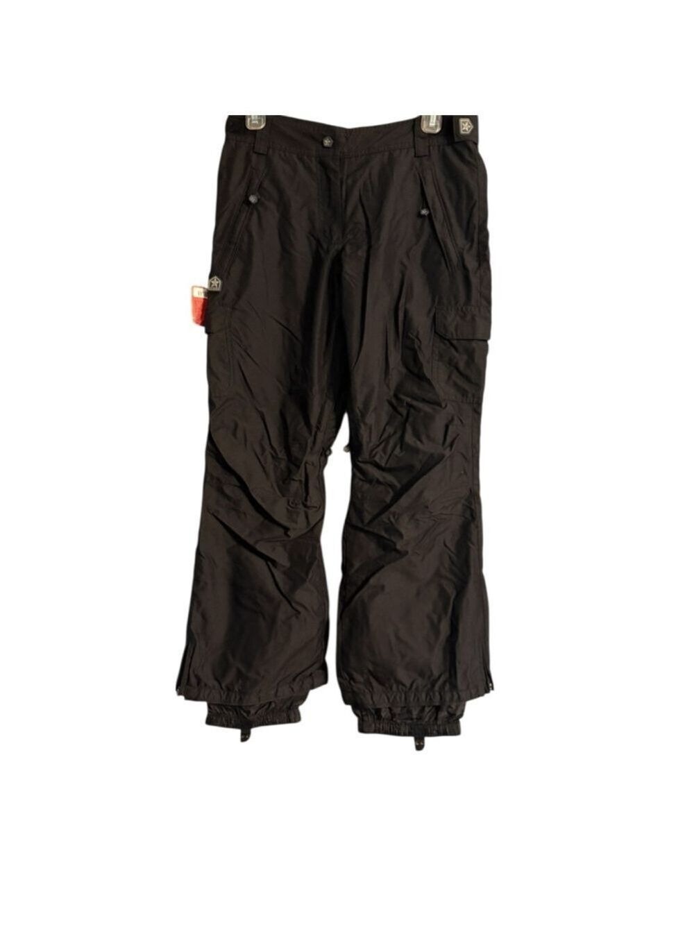 Sessions Terrain Series Black Snowboard Pants Waist 28 (14” across)